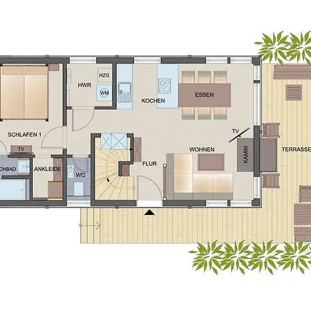 Typ B2 - Pali Hébergement de vacances *