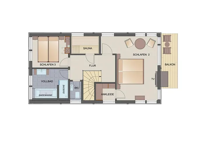 Typ B2 - Pali Semesterbostad